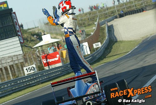 Junior Strous was succesvol in de Formule Renault 2.0